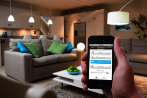 Home control solution through smartphone and voice