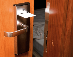 Flawed hotel room security lock