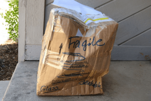 A package that gone through some rough handling