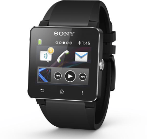 Smart watch features displayed on Sony's device